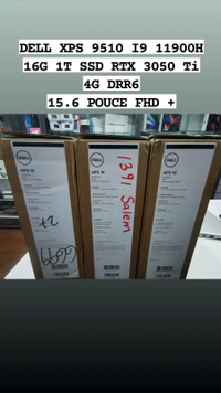 كمبيوتر-محمول-dell-xps-9510-i9-11900h-16g-1t-ssd-rtx-3050-ti-باب-الزوار-الجزائر
