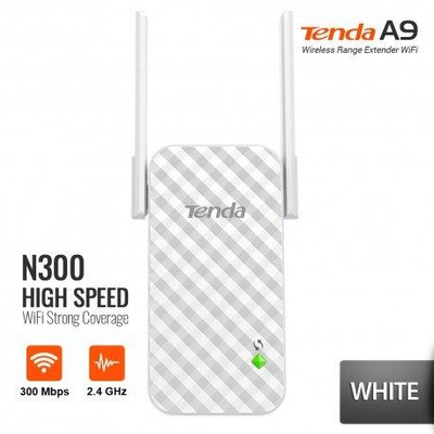 Répéteur Extender WiFi sans fil Tenda A9 300Mbps