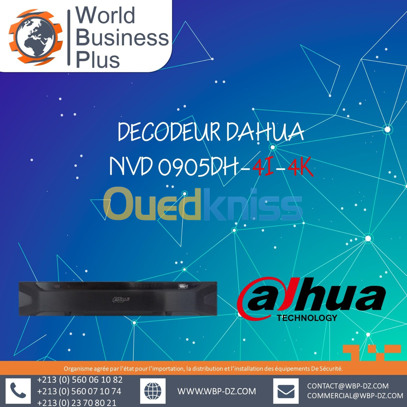 Décodeur Dahua NVD Gestion d'affichage 