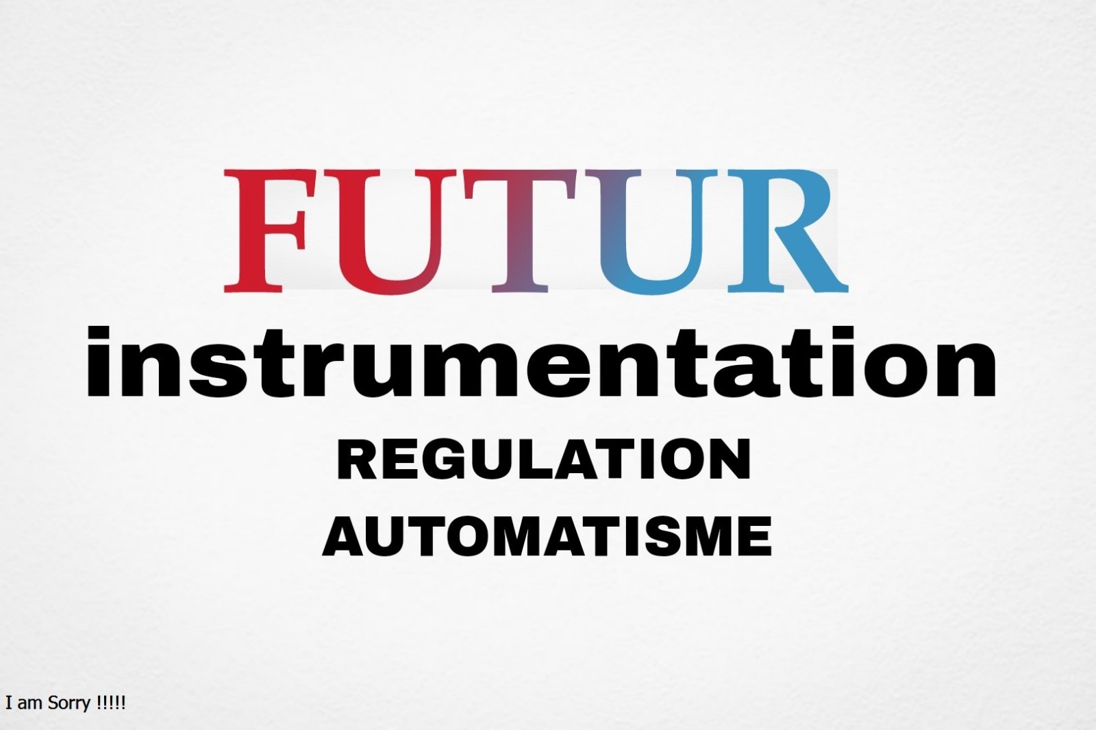 FUTUR Instrumentation Automatisme 